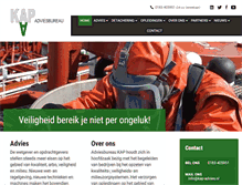 Tablet Screenshot of kap-advies.nl
